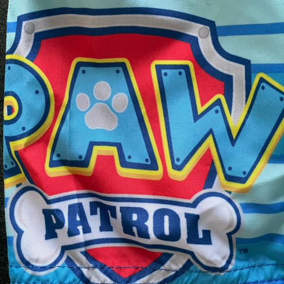Children’s Paw Patrol Boys’ Swim Trunks. Size 2T. Used. - Picture 2 of 5